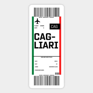 Boarding pass for Cagliari Sticker